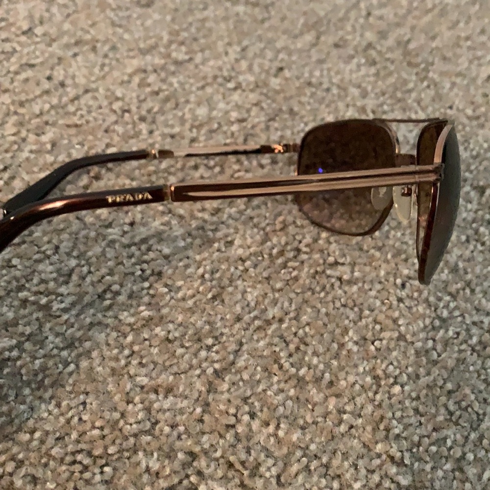 Prada aviator sunglasses. Gradient lenses - Picture 3 of 8